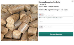 indiamart biomass listing