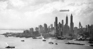 Hindenburg over New York