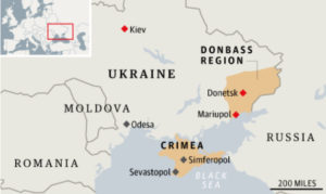 Donbass Region Map