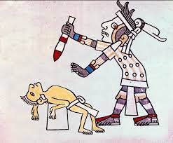 Aztec human Secrifice