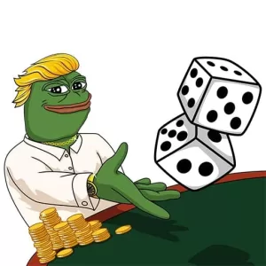 Pepe throwing dice