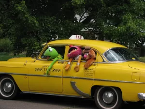 kermit the frog taxi