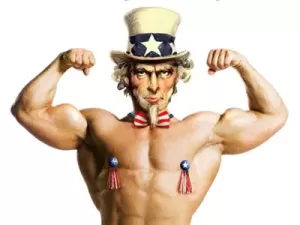 muscled uncle sam